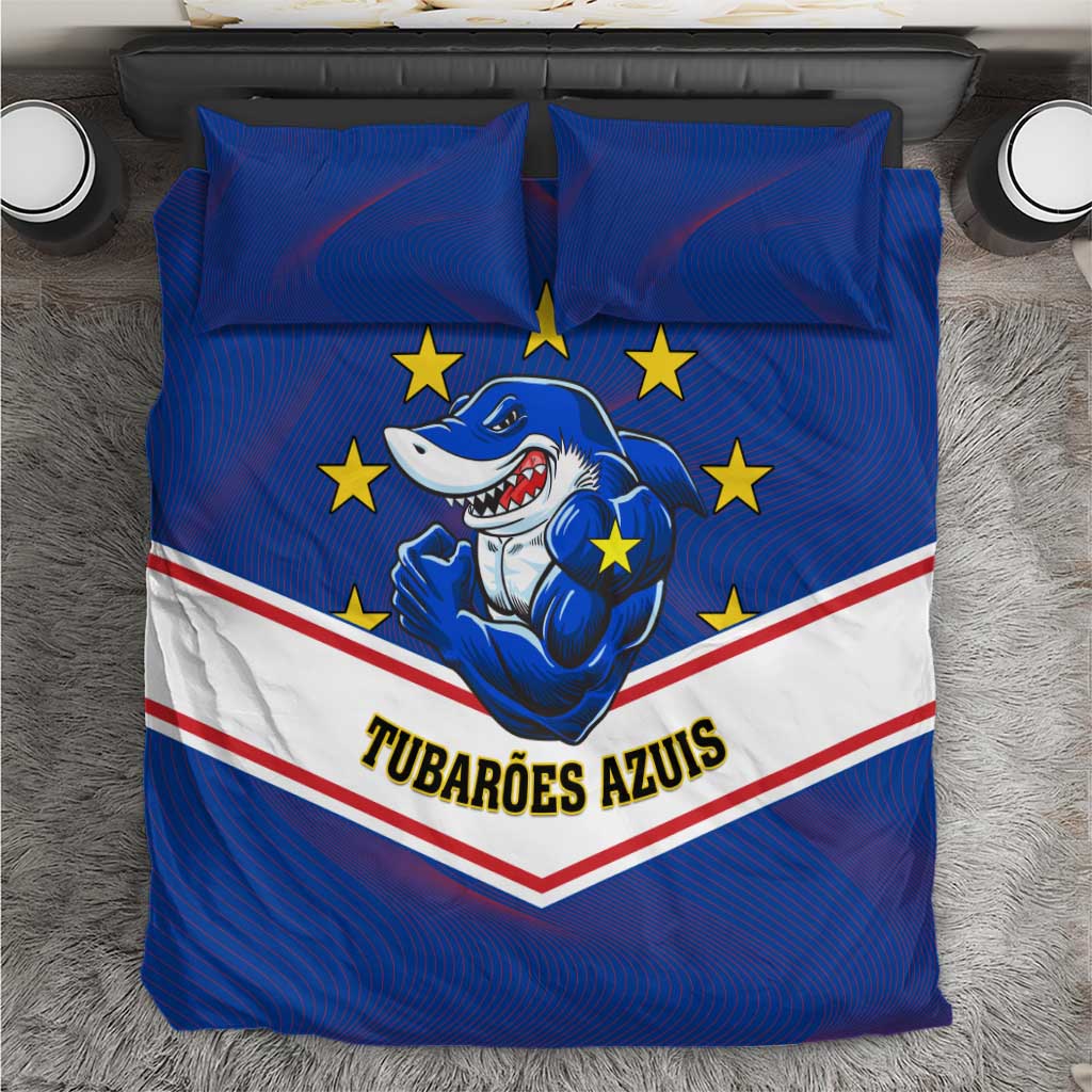 Support the Tubaroes Azuis - Cape Verde Football Bedding Set