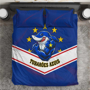 Support the Tubaroes Azuis - Cape Verde Football Bedding Set