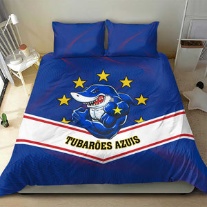 Support the Tubaroes Azuis - Cape Verde Football Bedding Set