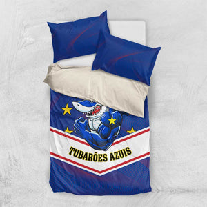 Support the Tubaroes Azuis - Cape Verde Football Bedding Set