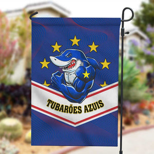 Support the Tubaroes Azuis - Cape Verde Football Garden Flag