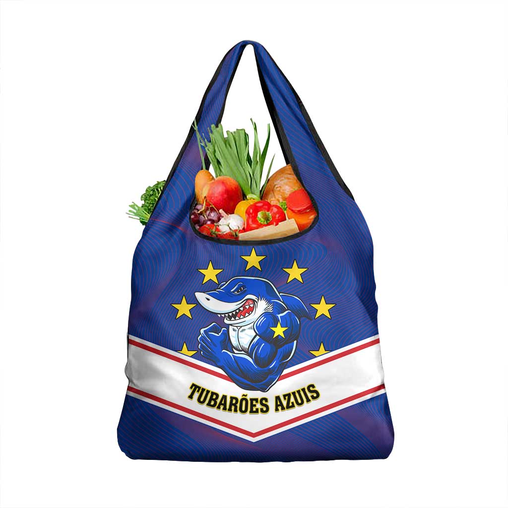 Support the Tubaroes Azuis - Cape Verde Football Grocery Bag