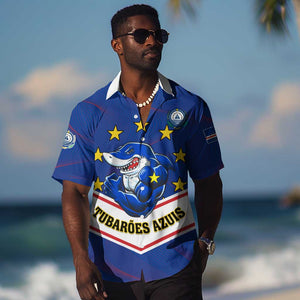 Support the Tubaroes Azuis - Cape Verde Football Hawaiian Shirt