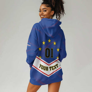 Support the Tubaroes Azuis - Cape Verde Football Hoodie Dress