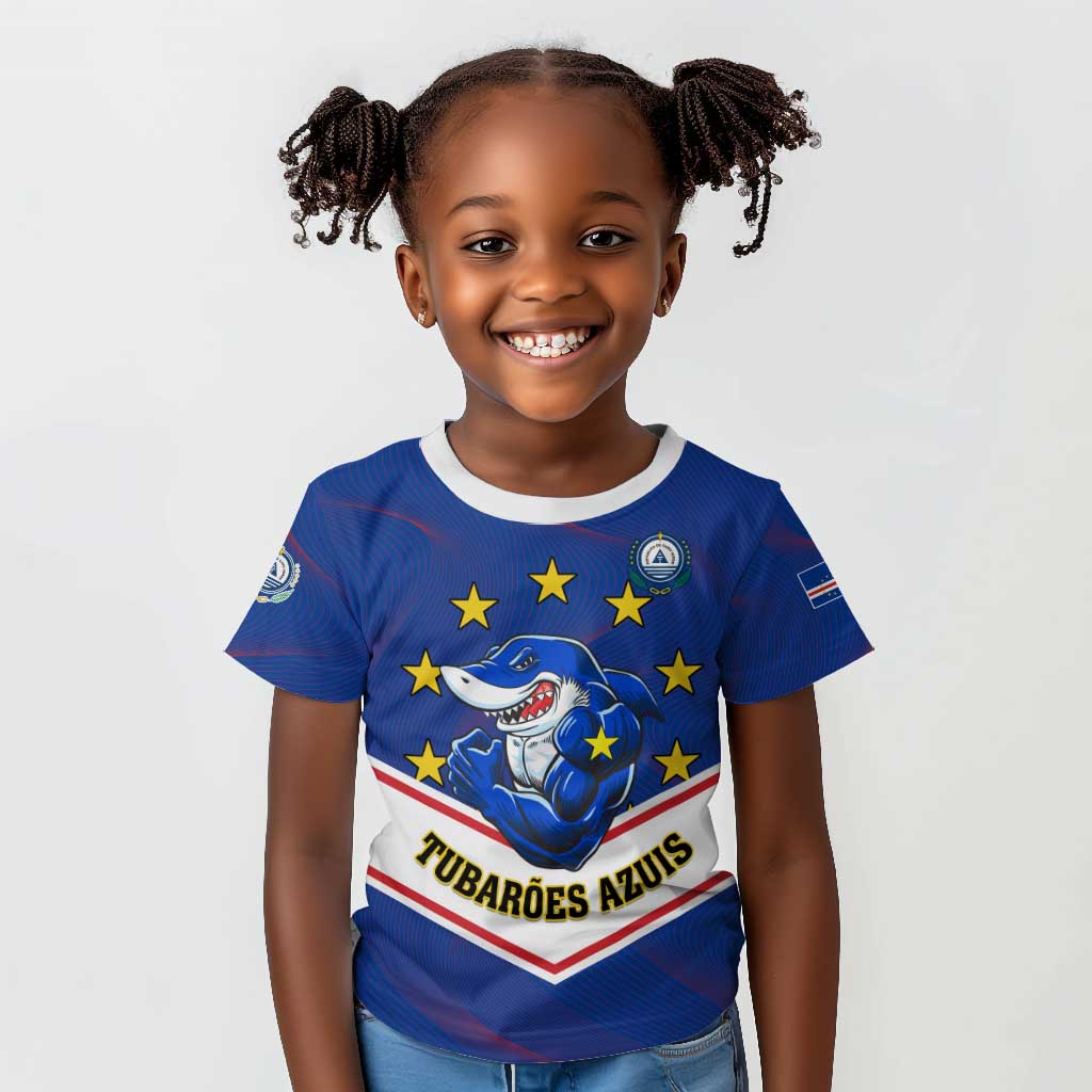 Support the Tubaroes Azuis - Cape Verde Football Kid T shirt