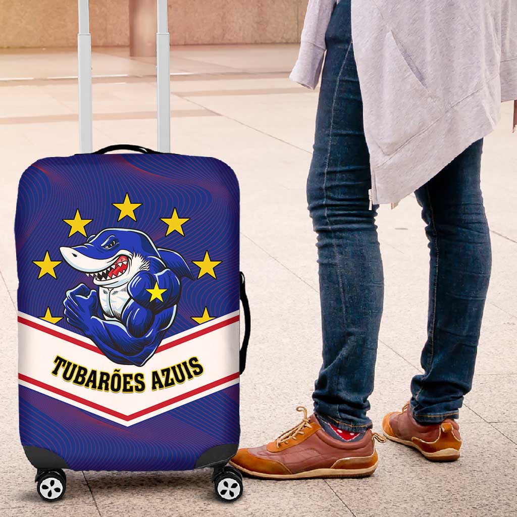 Support the Tubaroes Azuis - Cape Verde Football Luggage Cover