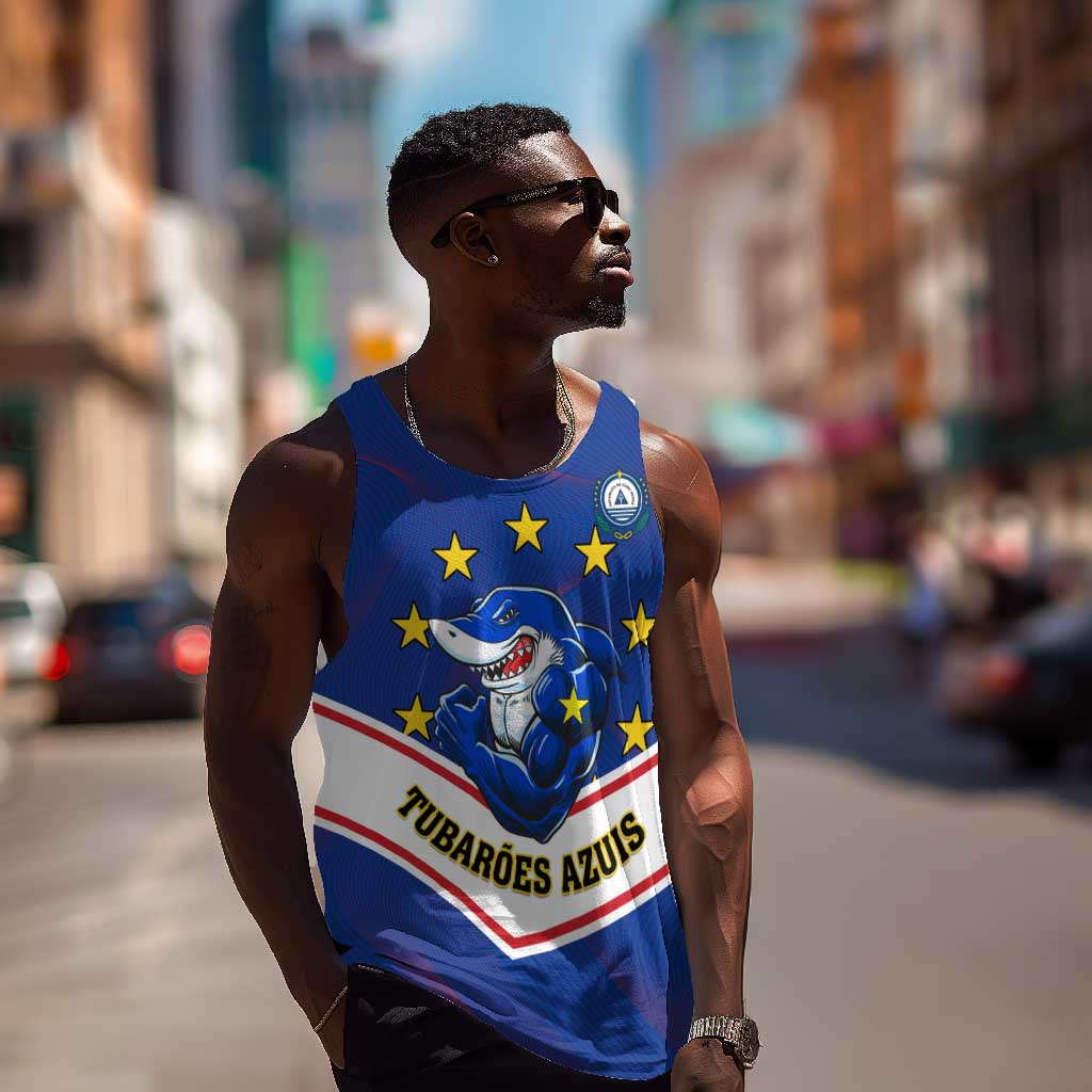 Support the Tubaroes Azuis - Cape Verde Football Men Tank Top