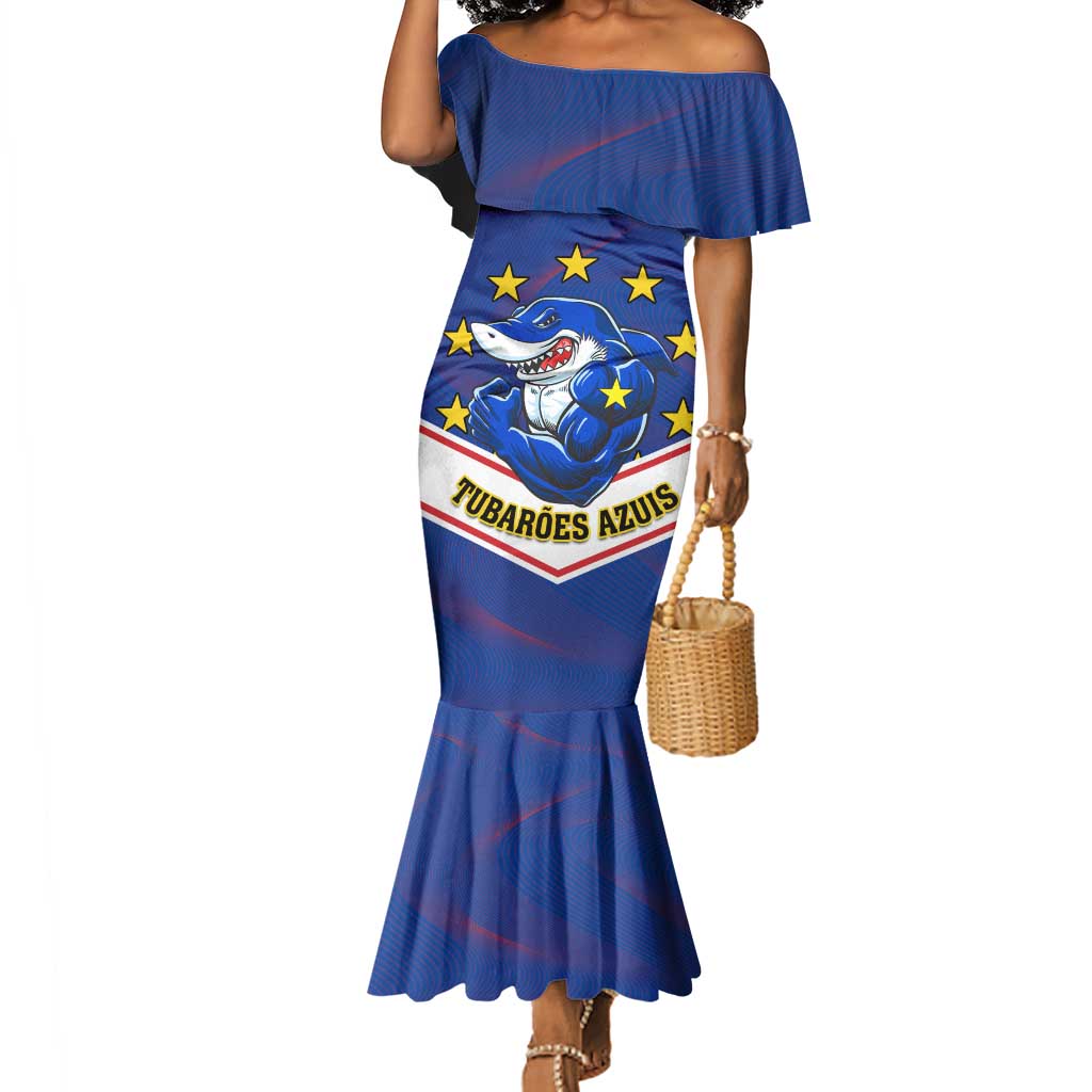 Support the Tubaroes Azuis - Cape Verde Football Mermaid Dress