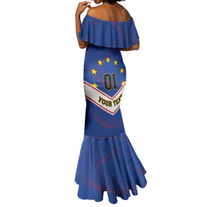 Support the Tubaroes Azuis - Cape Verde Football Mermaid Dress