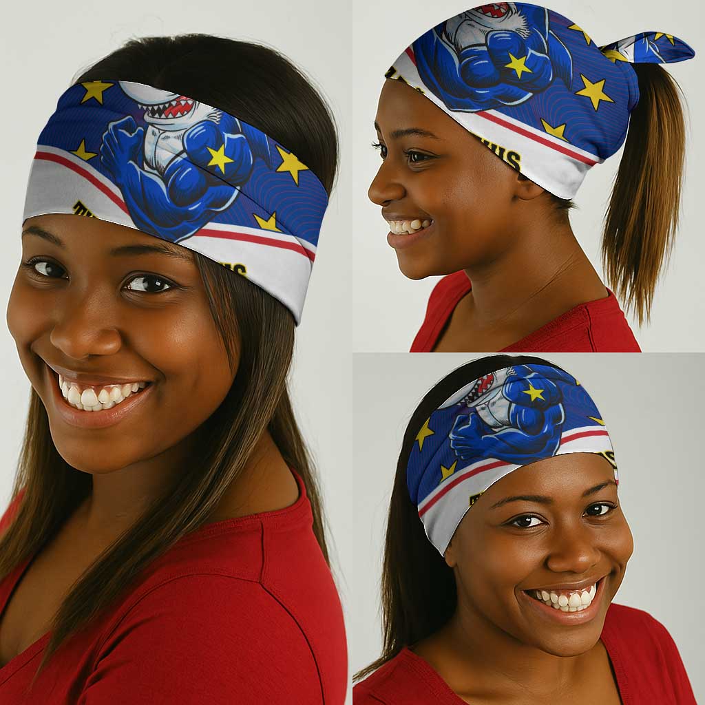 Support the Tubaroes Azuis - Cape Verde Football Neck Gaiter LT01
