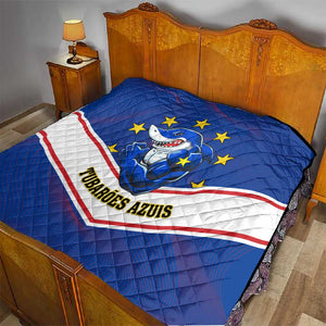 Support the Tubaroes Azuis - Cape Verde Football Quilt