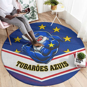 Support the Tubaroes Azuis - Cape Verde Football Round Carpet