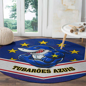 Support the Tubaroes Azuis - Cape Verde Football Round Carpet