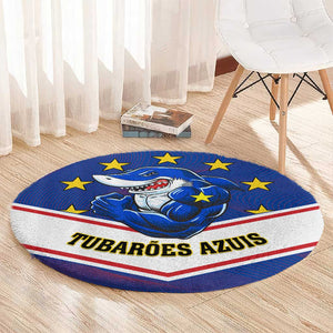 Support the Tubaroes Azuis - Cape Verde Football Round Carpet