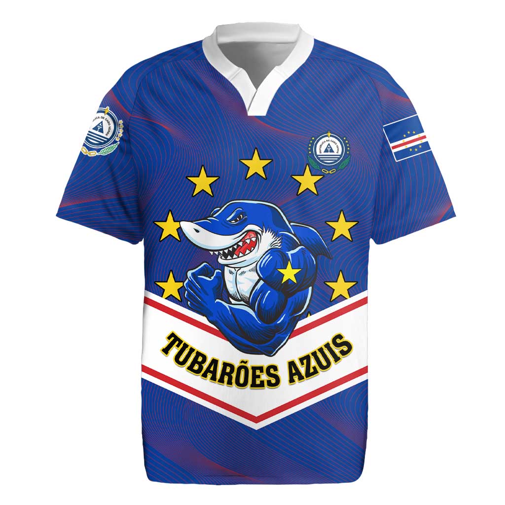 Support the Tubaroes Azuis - Cape Verde Football Rugby Jersey