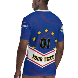 Support the Tubaroes Azuis - Cape Verde Football Rugby Jersey