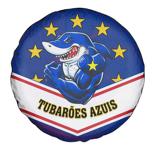 Support the Tubaroes Azuis - Cape Verde Football Spare Tire Cover