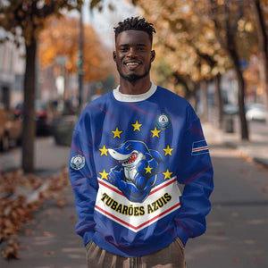 Support the Tubaroes Azuis - Cape Verde Football Sweatshirt