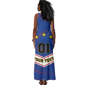 Support the Tubaroes Azuis - Cape Verde Football Tank Maxi Dress