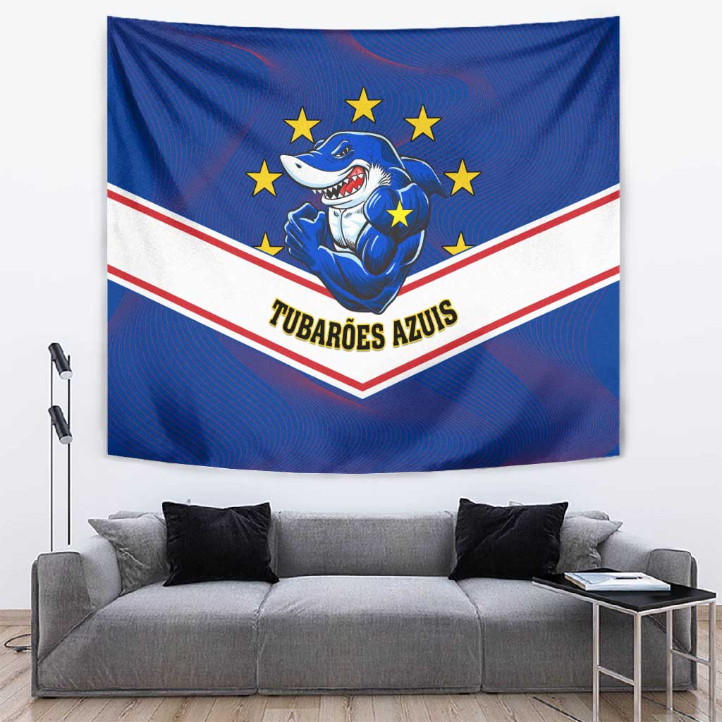 Support the Tubaroes Azuis - Cape Verde Football Tapestry