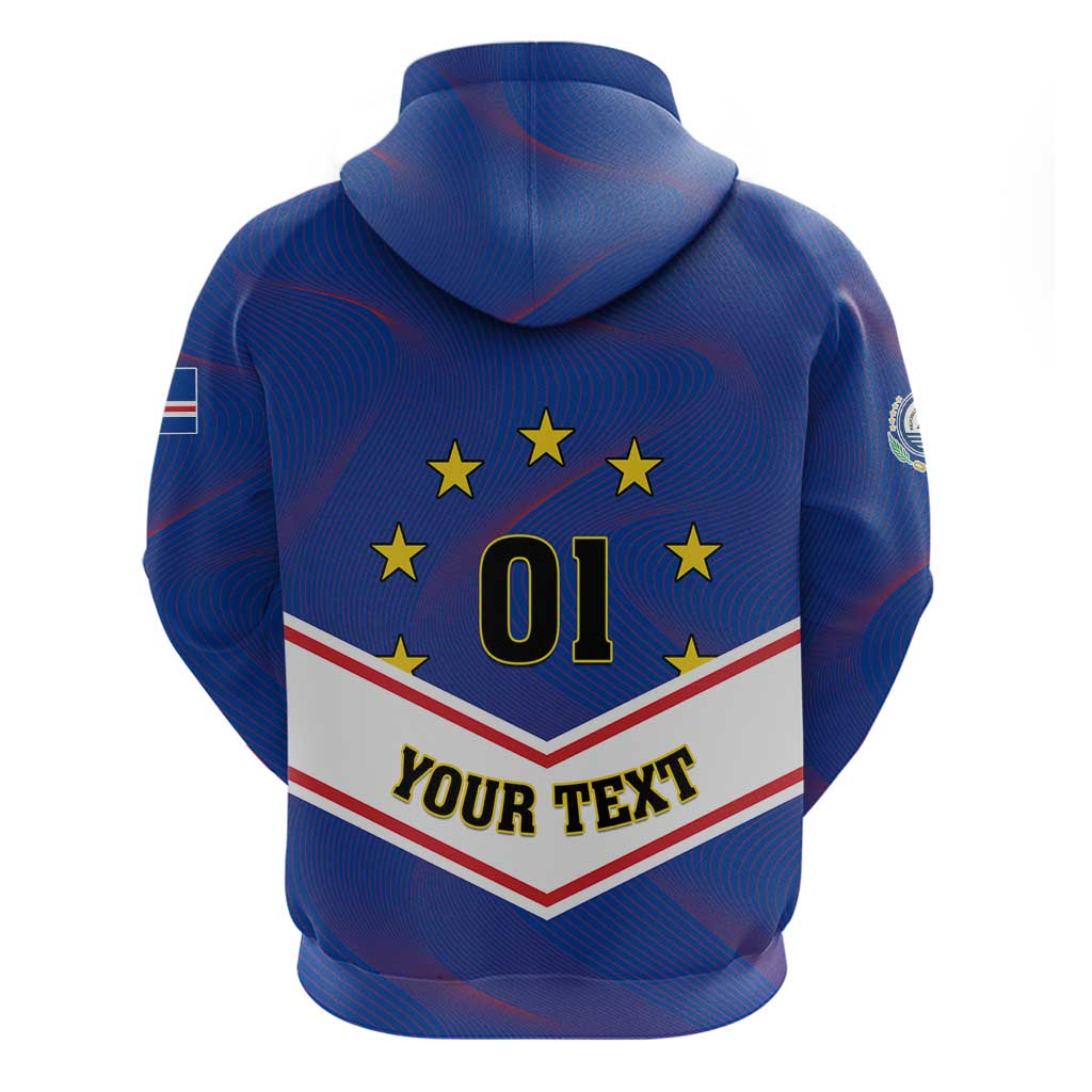 Support the Tubaroes Azuis - Cape Verde Football Zip Hoodie