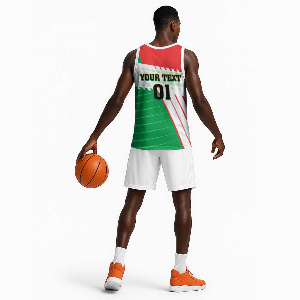 Support Les Etalons - Burkina Faso Football Basketball Jersey LT01