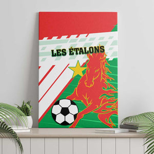 Support Les Etalons - Burkina Faso Football Canvas Wall Art