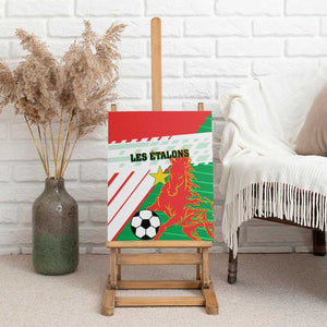 Support Les Etalons - Burkina Faso Football Canvas Wall Art