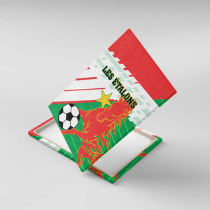 Support Les Etalons - Burkina Faso Football Canvas Wall Art