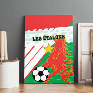 Support Les Etalons - Burkina Faso Football Canvas Wall Art