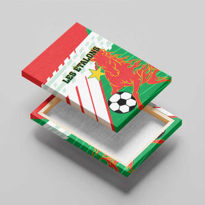 Support Les Etalons - Burkina Faso Football Canvas Wall Art