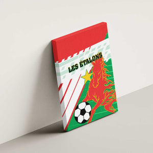 Support Les Etalons - Burkina Faso Football Canvas Wall Art