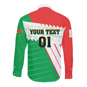 Support Les Etalons - Burkina Faso Football Long Sleeve Button Shirt