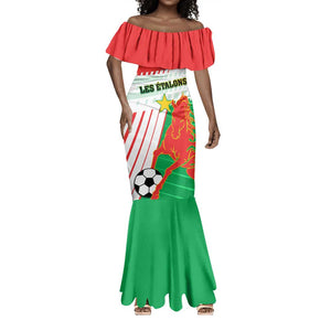 Support Les Etalons - Burkina Faso Football Mermaid Dress