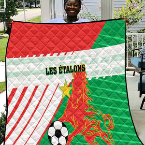 Support Les Etalons - Burkina Faso Football Quilt