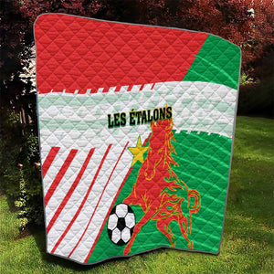 Support Les Etalons - Burkina Faso Football Quilt