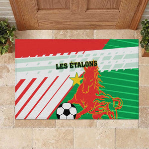 Support Les Etalons - Burkina Faso Football Rubber Doormat