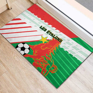 Support Les Etalons - Burkina Faso Football Rubber Doormat