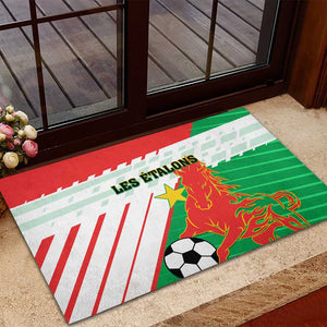 Support Les Etalons - Burkina Faso Football Rubber Doormat