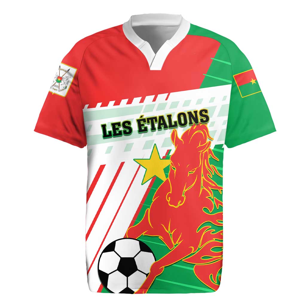 Support Les Etalons - Burkina Faso Football Rugby Jersey