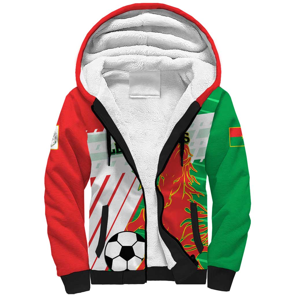 Support Les Etalons - Burkina Faso Football Sherpa Hoodie