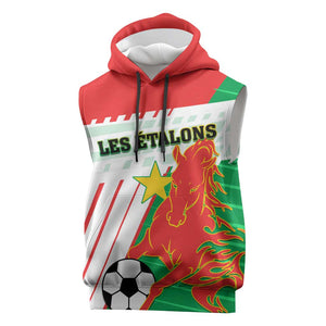 Support Les Etalons - Burkina Faso Football Sleeveless Hoodie - African Pride