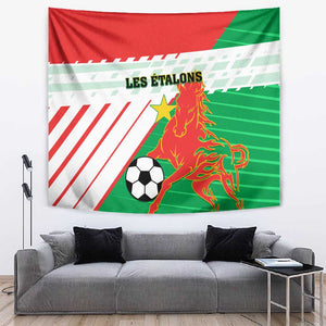 Support Les Etalons - Burkina Faso Football Tapestry