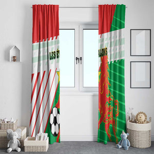 Support Les Etalons - Burkina Faso Football Window Curtain