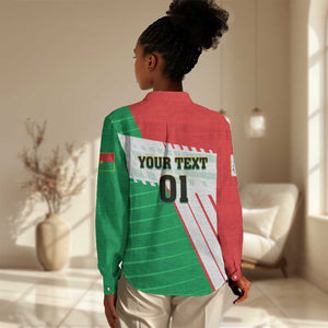 Support Les Etalons - Burkina Faso Football Women Casual Shirt