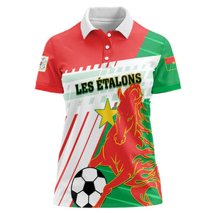 Support Les Etalons - Burkina Faso Football Women Polo Shirt