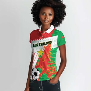 Support Les Etalons - Burkina Faso Football Women Polo Shirt