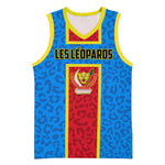 Support Les Leopards - DR Congo Football Basketball Jersey LT01