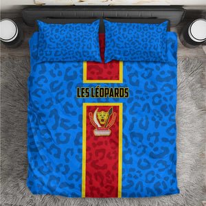 Support Les Leopards - DR Congo Football Bedding Set