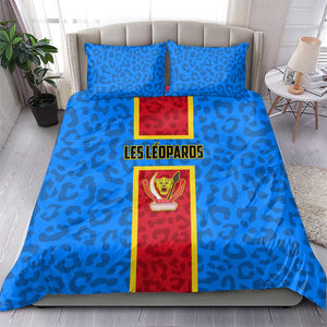 Support Les Leopards - DR Congo Football Bedding Set